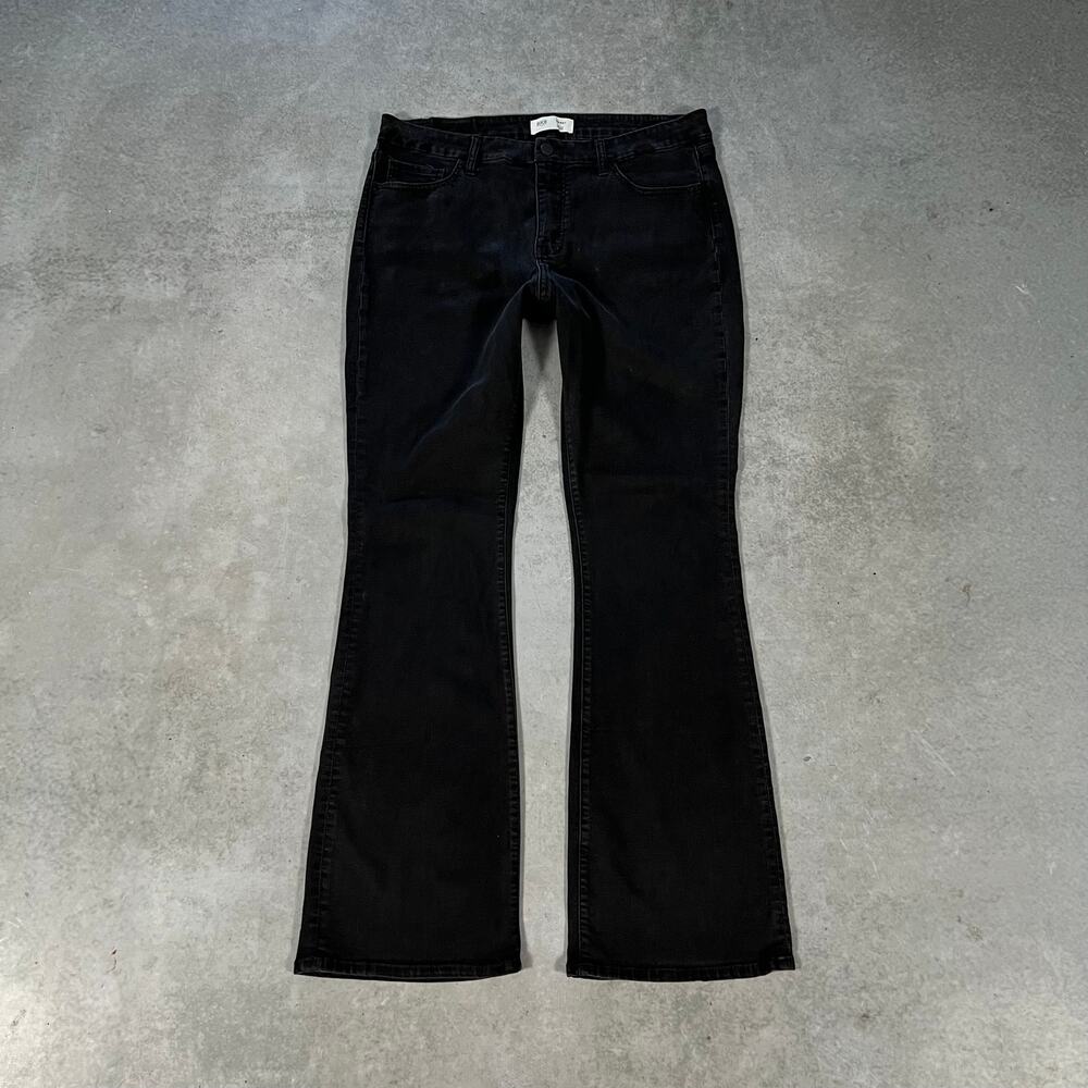 BKE Gabby Curvy Fit High Rise Bootcut Women's Size 33x34 Black Jeans Stretch